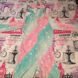 Justice unicorn galaxy onesie